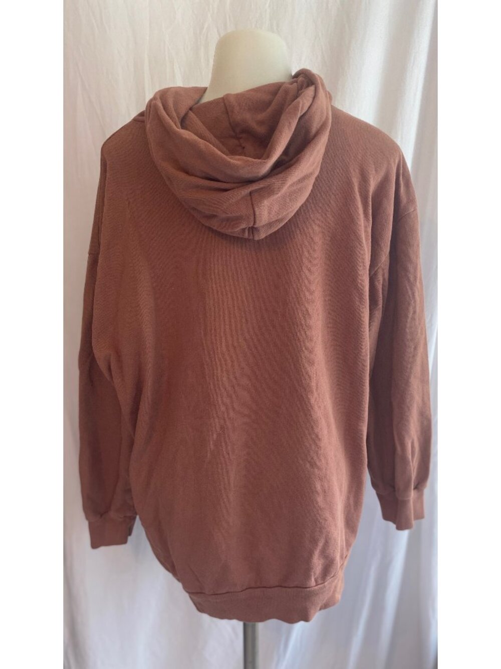 LNA 100% Cotton Brown Pullover Hoodie